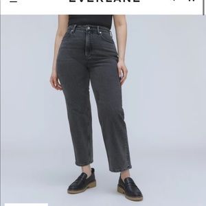 Everlane Women's High Rise Jeans - Dark Gray